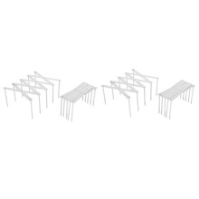 4 Paquete Extensible Pot Titulares Lid MultipropóSito Steamer Rack Sartenes Vidrios Chapa de FijacióN Cocina para Hornear Tabla Cortar Tendedero de