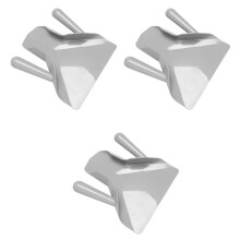 3X Pala de Plástico para Chips Papas Fritas Pala Cargadora Empaquetado de Chips Pala Embudo Palomitas de Maíz Comida Rápida Doble Manejar