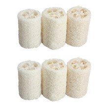6PCS Natural Loofah Bath Body Shower Sponge Scrubber (Large)