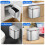 Stainless Steel Induction Hanging Garbage Bin for Kitchen, Odorless and Design 5