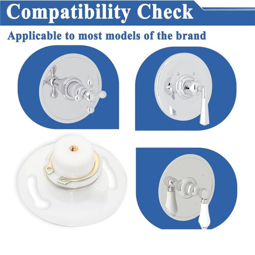 2303-0347 Intermediate Handle Assembly for Rohl with Additional Ring Rosettes Escutcheons Part 2