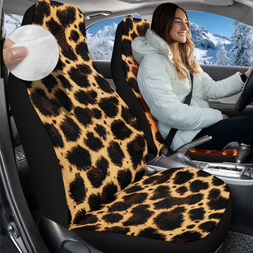 Autositzbezüge mit Leopardenmuster, Decken, 2er-Pack 1