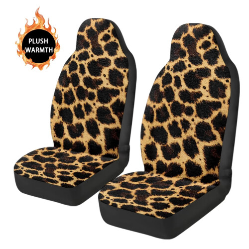 Autositzbezüge mit Leopardenmuster, Decken, 2er-Pack 2