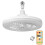 Ventilatore da soffitto con luce e telecomando, 3 velocità, 3 colori. 1
