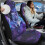 Huse auto universale cu spătar înalt, model Purple Galaxy Wolf, 2 buc. 3