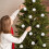 Glitter Shatterproof Christmas Ball Ornaments Silver 12PCS 6