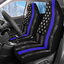 Camouflage politievlag autostoelhoezen 2-delige set
