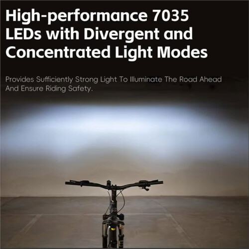 400LM Light-Sensing Bike Headlight Waterproof  Concentrated Model Front Light  Dimming Cycling Flashlight 2