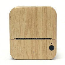 AI-Powered Voice Thermal Printer for Coloring, Drawing, Educational Portable USB WiFi Wood Color