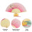 Women Handheld Silk Dance Fan Foldable Florals-Style Nine 6