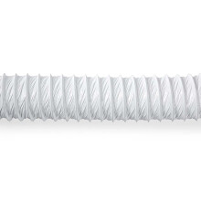 Aftræksslange PVC | 100 mm | 6.00 m | Egnet: Air Ventilation / Tumble Dryers | Hvid