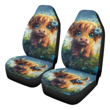 Potahy na autosedačky pro děti Highland Cow, měkké a pohodlné, univerzální