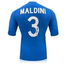 Paolo Maldini Signed Original Italy 2002 Football Shirt