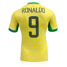 Ronaldo Nazário Signed Brazil 2024 Home Football Shirt