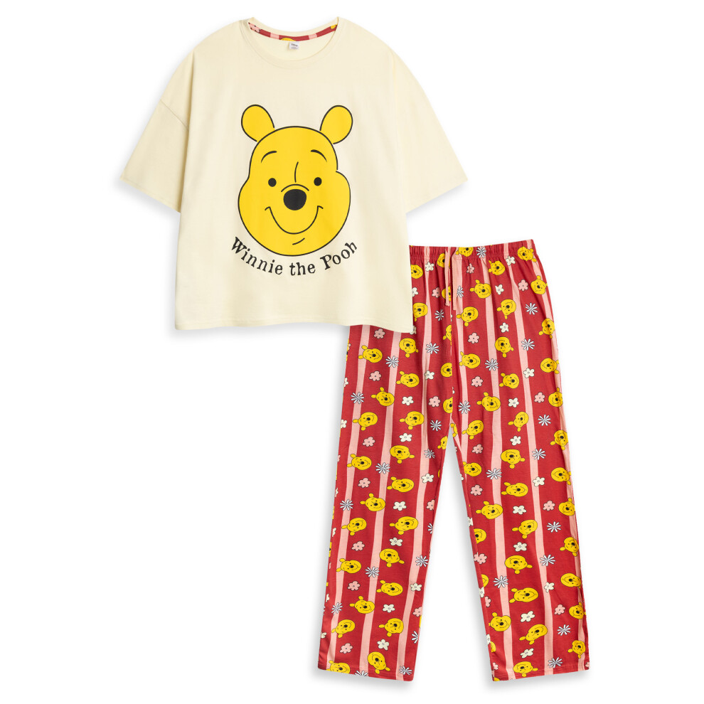Disney (X-Small) Short Sleeve Long Leg Pyjama Set (Womens Multicoloured)