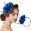 1900S Flapper Feathered Flower Hairband For Carnivals-Black 2