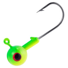 20er-Packung Crappie-Jigköpfe, Süßwasser-Angelhaken für Barsch, Forelle, Sonnenbarsch, Zander, Blaukiemenbarsch, Grün-5G