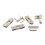 6 Pieces Metal Purse Lock Kit Secure Bag Closure-White 1