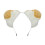 Bandeaux d'oreilles de chien réglables, accessoire-Blanc chameau 1