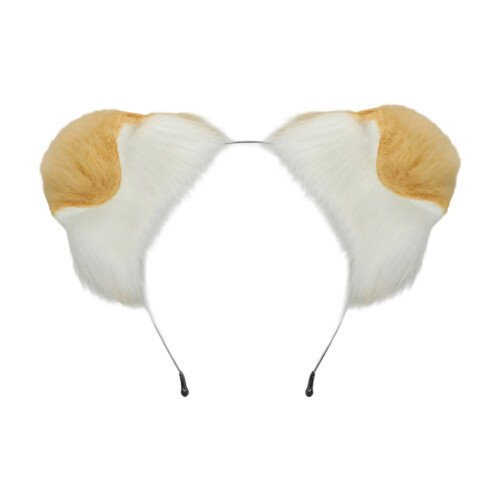 Bandeaux d'oreilles de chien réglables, accessoire-Blanc chameau