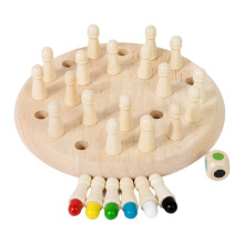 Early Education Color Memory Chess Wooden Memory Matching-S
