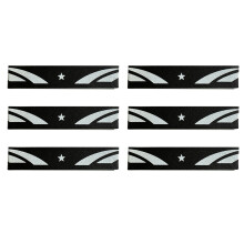 Full Cover Border Anti-Collision Strips Anti Scratch-Black