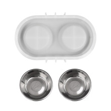 Artistic Cement Epoxy Silicone Mold Crafting Tool For Pet Dish