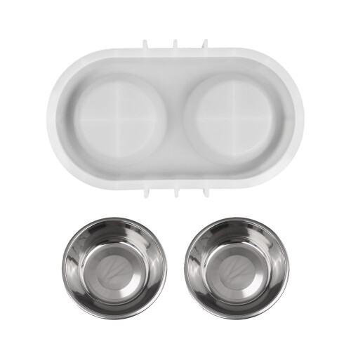 Artistic Cement Epoxy Silicone Mold Crafting Tool For Pet Dish