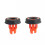 Quick Release Tail Light Gasket Clips Plastic Stud-White 10