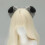Accessoire de cheveux d'oreille d'animal, Design de chien-Gris 5