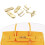 6 Pieces Metal Purse Lock Kit Secure Bag Closure-White 5