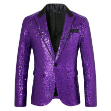 Pánský sportovní kabát, padnoucí střih, flitrovaný blazer 3D