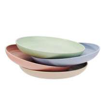 Assiettes en plastique pour la maison, ensemble de 4 pièces pour raviolis aux fruits