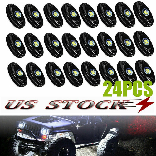 Hvide LED-klippelys til Jeep Truck UTV ATV24Pods