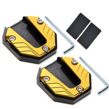 Motorrad-Seitenständer-Verlängerungspads (2 Stück)