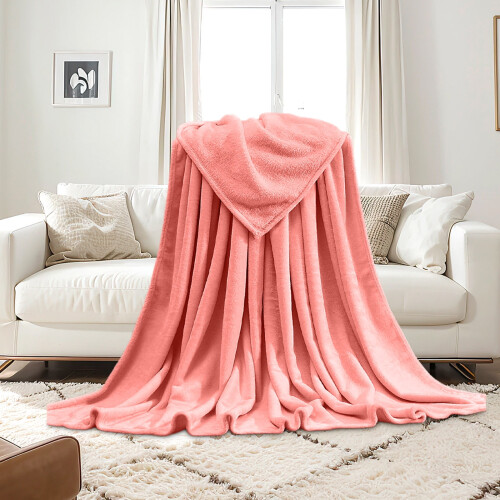 Couverture polaire douce en microfibre