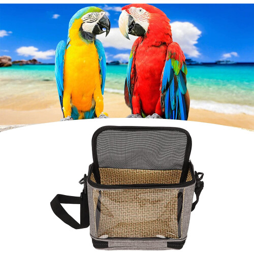 Transparente, leichte Vogeltragetasche für Reisekäfige 1