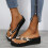 Damen-Flip-Flops mit Strass-Schmetterling und breiter Passform, Größe 8-12 6