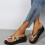 Damen-Flip-Flops mit Strass-Schmetterling und breiter Passform, Größe 8-12 7