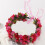 Damen-Haarreif mit Blumenmuster, Brauthaarkranz, Pink 2