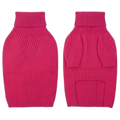 Pull pour chien à col roulé en maille thermique pour grands chiens 1