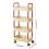 4-Tier Rolling Utility Cart Heavy Duty Metal Frame 6