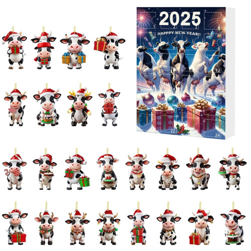 Calendrier de l'Avent en acrylique (24 pièces) 1
