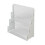 Sport Cards Display Shelf Acrylic 3-Tier White 5
