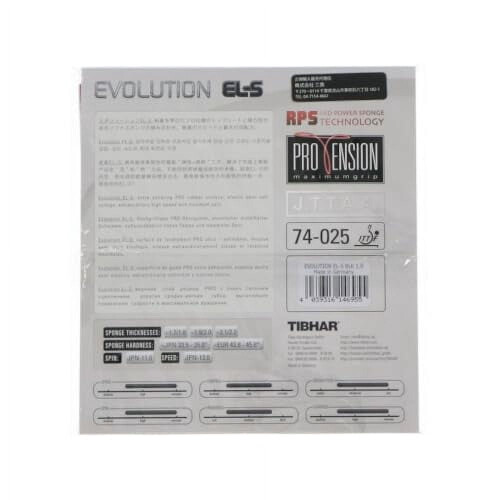 Evolution EL-S Table Tennis Rubber 2