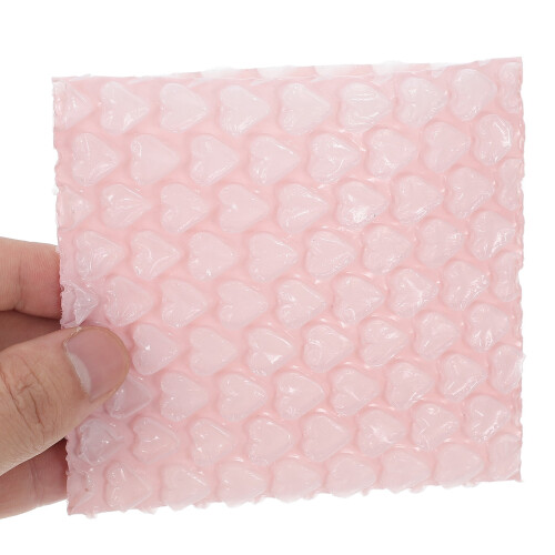 Heart-Shaped Bubble Mailers Pink 50 pcs 2
