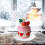 Christmas Cake-Shaped Scented Candle Pink 4