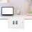 EBTOOLS USB Wall Socket Plate ABS 2.0 6