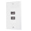 EBTOOLS USB Wall Socket Plate ABS 2.0 7