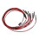 Kit di luci a LED per auto RC 1/10 e 1/8, 8 pezzi, bianco e rosso 4